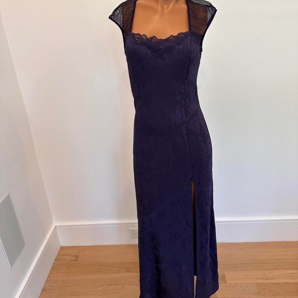 Vintage victorias secret purple mesh